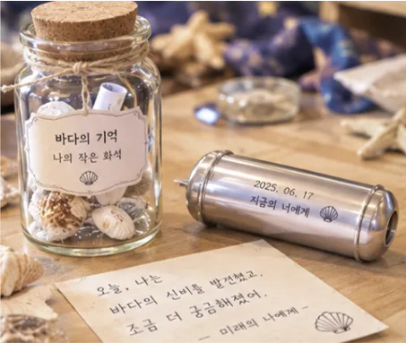 바다의 시간여행 수업 모습