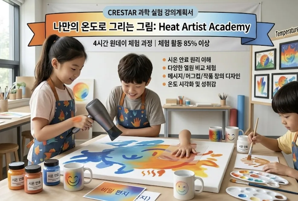 나만의 온도로 그리는 그림 수업 모습